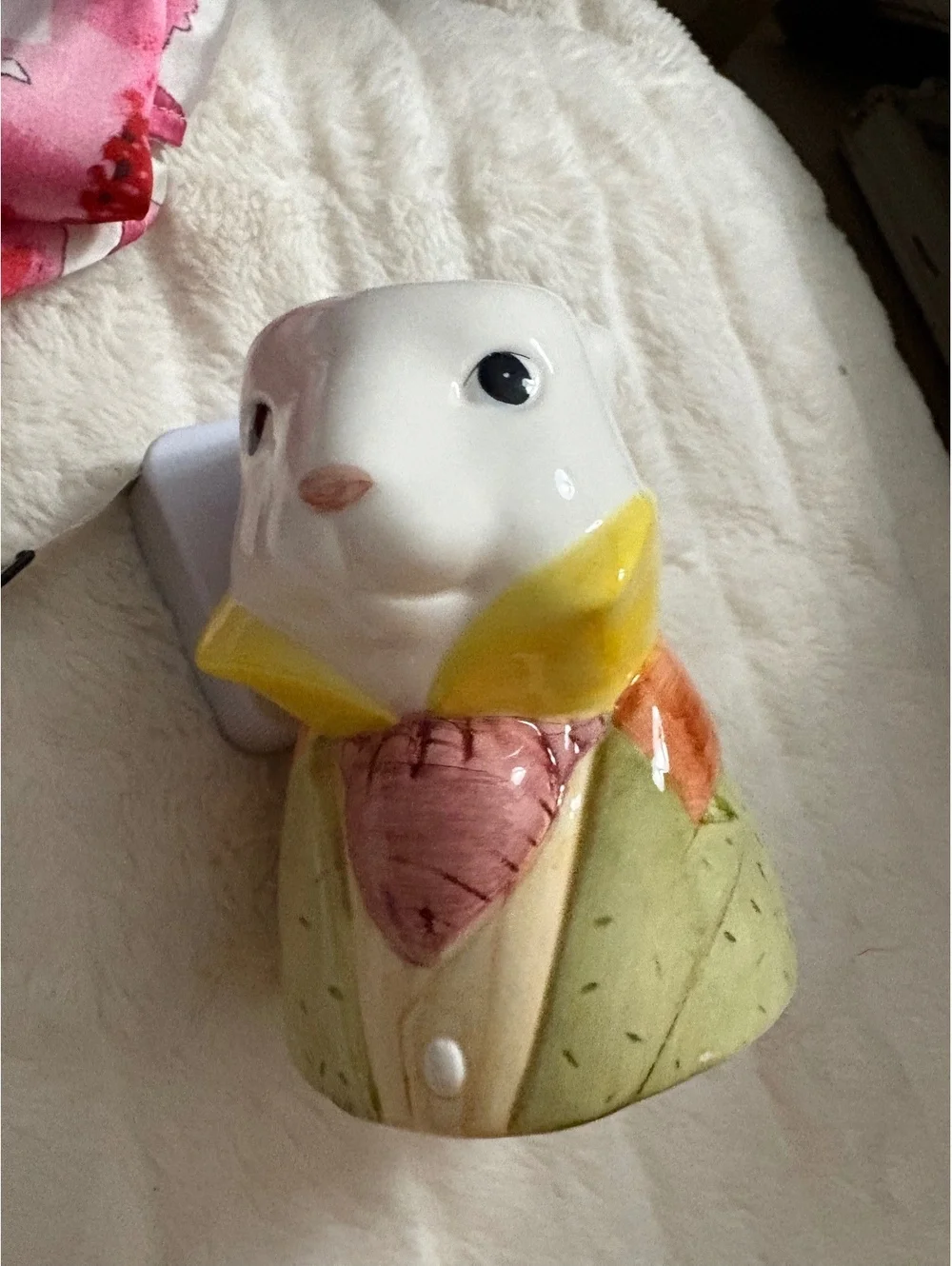 Alice in wonderland white rabbit mug.